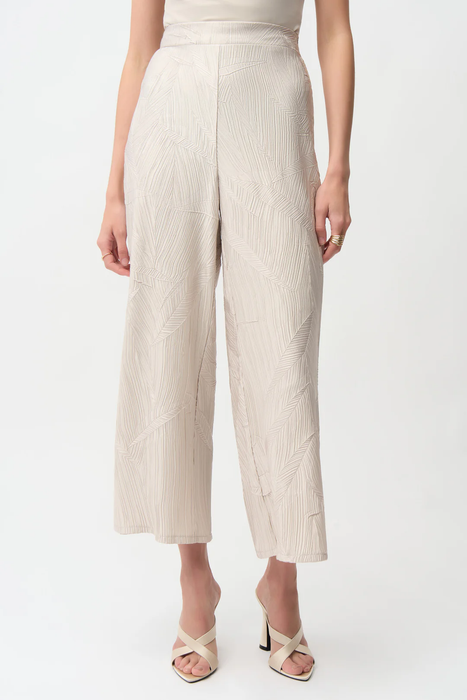 Joseph Ribkoff 261161 Moonstone Pleated Pull-On Wide Leg Pants