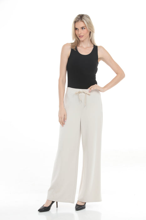 Joseph Ribkoff Moonstone Scuba Jersey Wide-Leg Pull-On Pants 261649