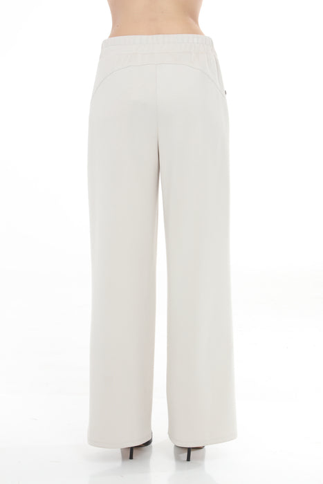 Joseph Ribkoff Moonstone Scuba Jersey Wide-Leg Pull-On Pants 261649