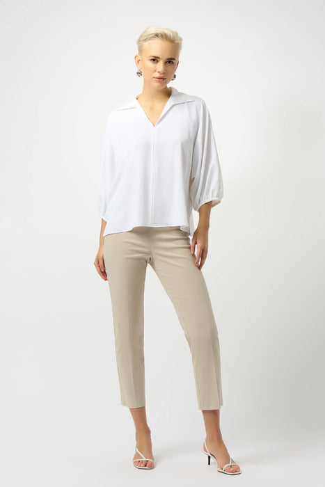 Joseph Ribkoff Textured Jacquard Cropped Pants 251256