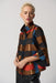 Joseph Ribkoff Style 233293 Multi Plaid 3/4 Tulip Sleeve Trapeze Jacket