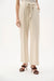 Woman wearing Joseph Ribkoff linen woven wide leg pull-on pants with sash tie styled for summer outfits, resort wear, and casual chic fashion.