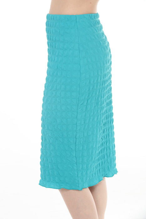 Joseph Ribkoff Oceanic Textured Knit Pull-On Pencil Skirt 261242