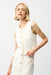Joseph Ribkoff 261300 Off-White Bouclé Scoop Neck Sleeveless Top