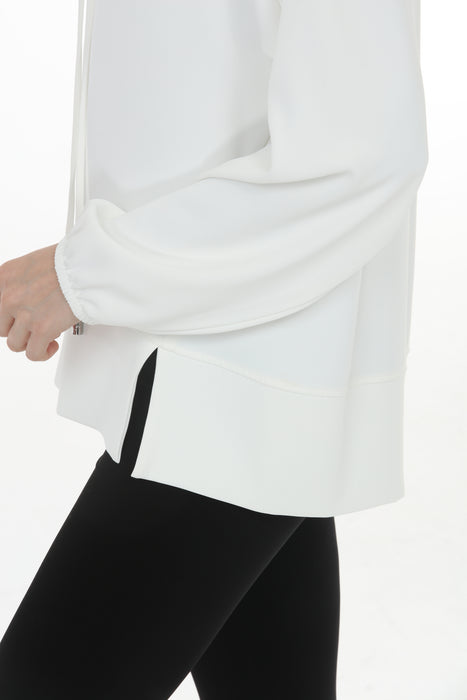 Joseph Ribkoff Off-White Cowl Neck Long Sleeve Tunic Top 261604