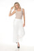 Woman wearing elegant high-waisted trouser pants for business casual outfit
