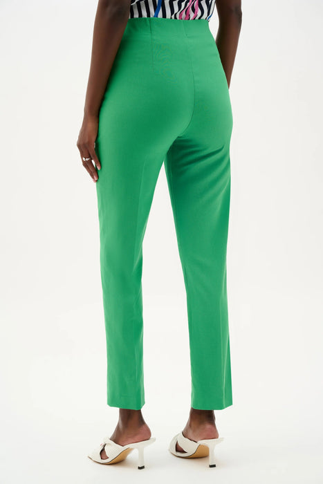 Joseph Ribkoff Palm Green Pull-On Slim Cropped Pants 262197