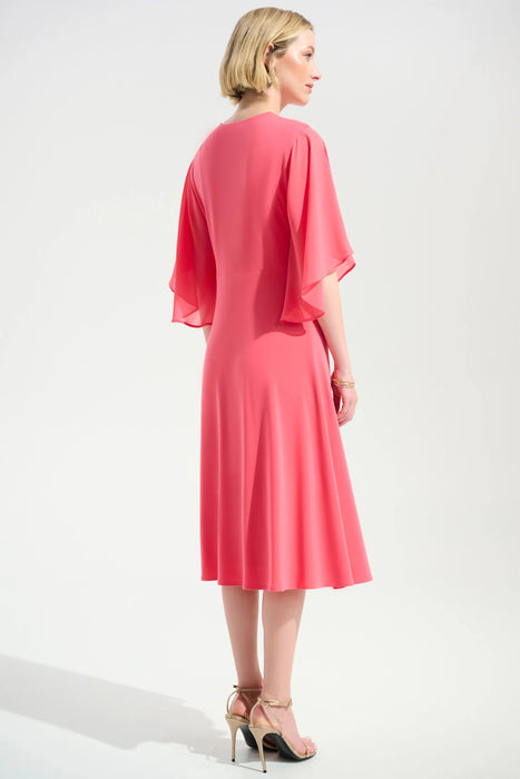 Joseph Ribkoff Surplice Neck Fit and Flare Dress 261710