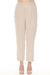Joseph Ribkoff Style 252048 Parchment Pleated Front Twill Straight Leg Pants
