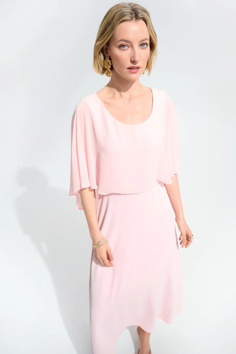 Joseph Ribkoff Chiffon Overlay Maxi A-Line Dress 261708