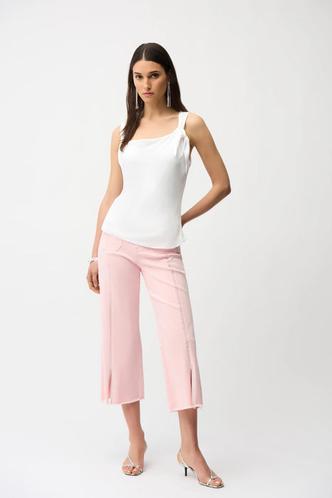 Joseph Ribkoff Embellished Split Front Culotte Jeans 251901S26