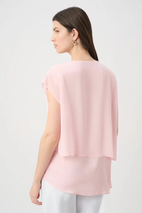Joseph Ribkoff Lightweight Layered Asymmetric Tunic Top 261028