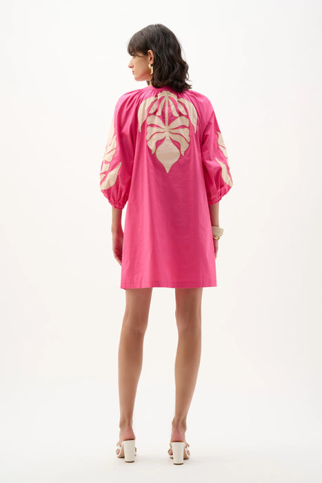 Joseph Ribkoff Pink Sherbet/Canvas Tropical Shift Dress 262911