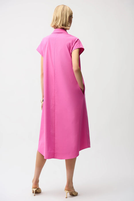 Joseph Ribkoff Pink Sherbet Trapeze Shirt Dress 261049