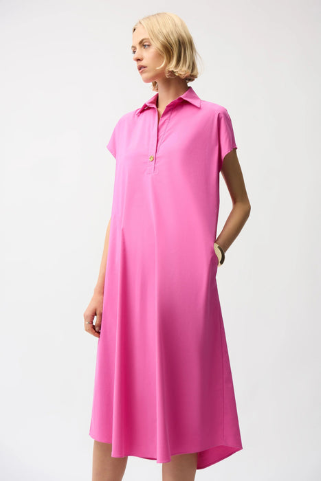 Joseph Ribkoff Pink Sherbet Trapeze Shirt Dress 261049