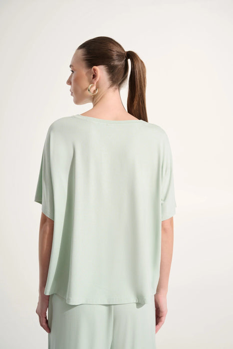 Joseph Ribkoff Crew Neck Dolman Sleeves Boxy Top 262629