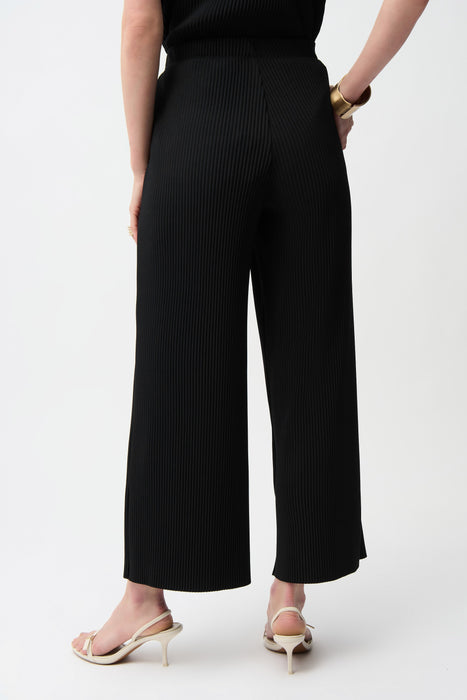 Joseph Ribkoff Pleated Scuba Crepe Pull On Wide Leg Pants 261100
