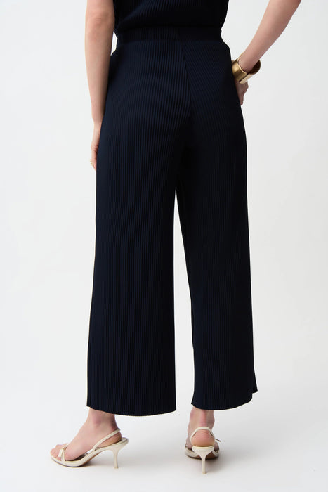 Joseph Ribkoff Pleated Scuba Crepe Pull On Wide Leg Pants 261100
