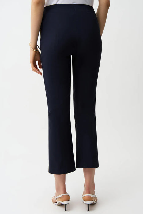 Joseph Ribkoff Pintuck Pull-On Crop Flared Pants 261082