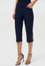Joseph Ribkoff 252192 Midnight Blue Pull On Guipure Capri Pants