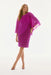 Joseph Ribkoff Style 251720 Purple Orchid Chiffon Overlay Textured Sheath Dress