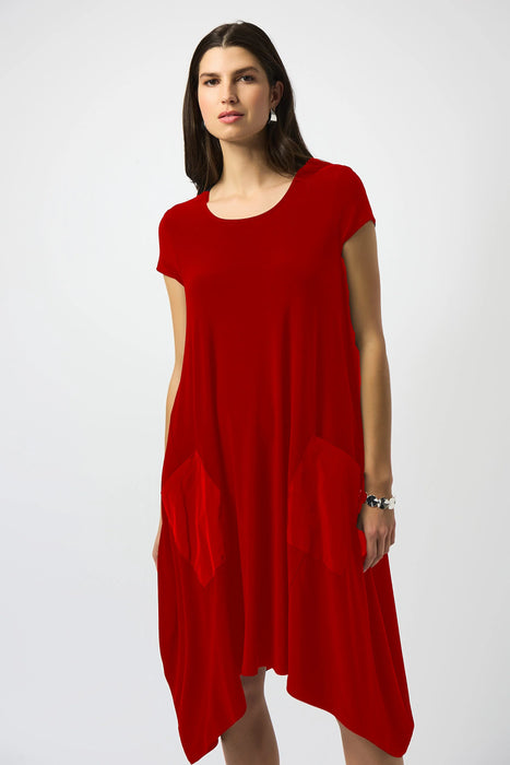 Joseph Ribkoff Silky Knit Midi Cocoon Dress 251146-R