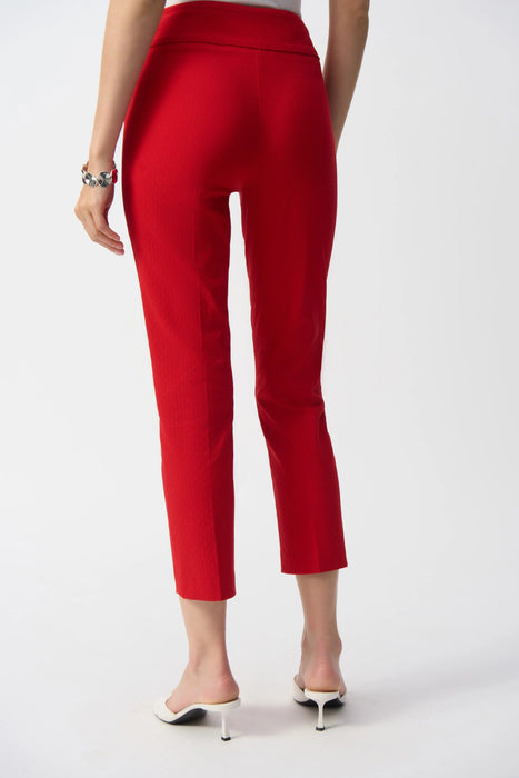 Joseph Ribkoff Textured Jacquard Cropped Pants 251256