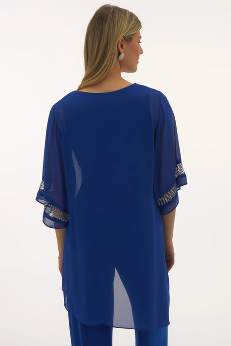 Joseph Ribkoff Cowl Neck Asymmetric Layered Top 251740
