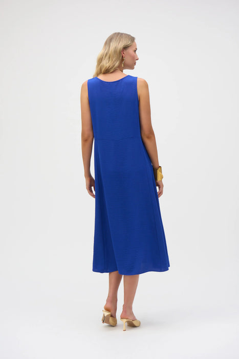 Joseph Ribkoff Royal Sapphire Sleeveless Midi A-Line Dress 252016