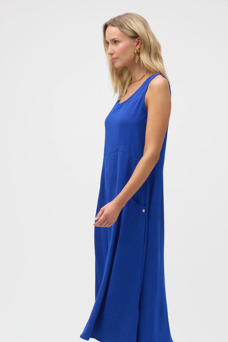 Joseph Ribkoff Royal Sapphire Sleeveless Midi A-Line Dress 252016