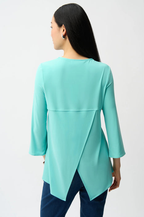 Joseph Ribkoff Seafoam Fit and Flare Tunic Top 243314S26