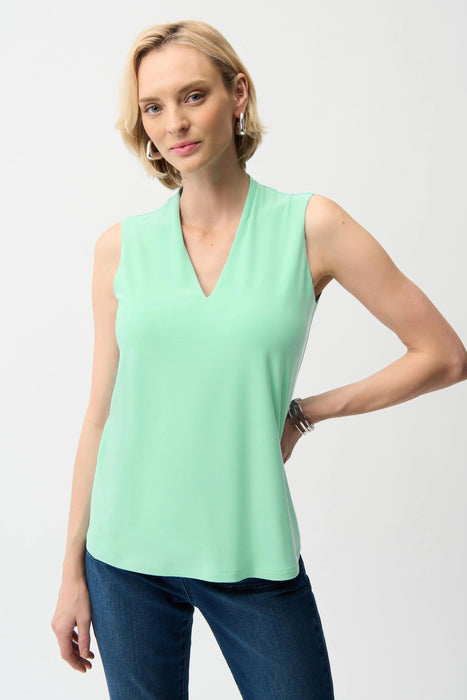 Joseph Ribkoff V-Neck Sleeveless Trapeze Top 261229