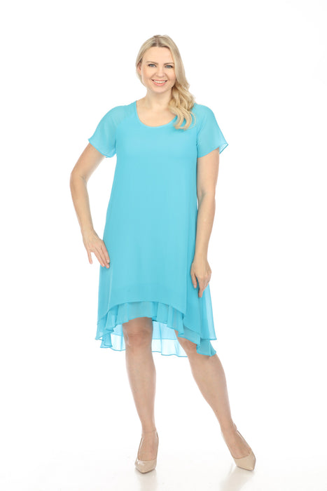 Asymmetric Chiffon Layered Trapeze Dress | Joseph Ribkoff AfterRetail Asymmetric Chiffon Layered Trapeze Dress | Joseph Ribkoff AfterRetail
