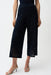 Joseph Ribkoff 261975 Midnight Blue Sequined Pull-On Culotte Pants