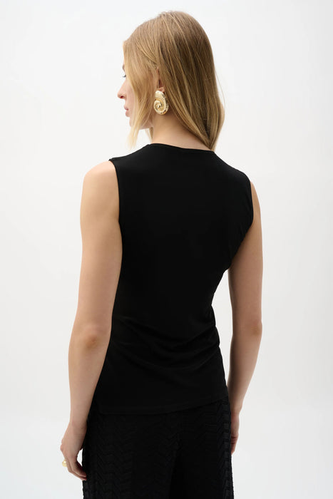 Joseph Ribkoff Silky Knit Fitted Wrap Top 262072