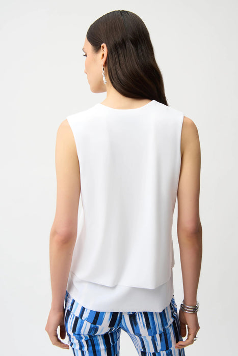 Joseph Ribkoff Silky Knit Layered Sleeveless Top 261189