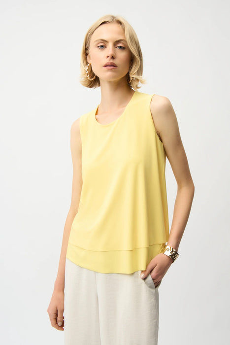 Joseph Ribkoff Silky Knit Layered Sleeveless Top 261189