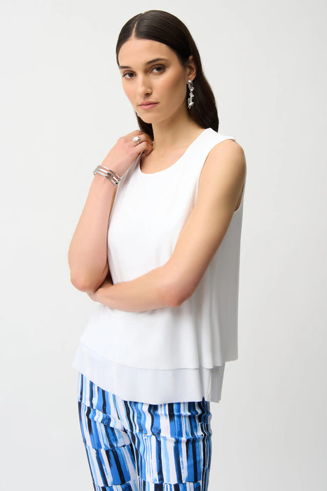 Joseph Ribkoff Silky Knit Layered Sleeveless Top 261189
