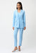Woman wearing a Joseph Ribkoff straight blazer styled with tailored separates for a polished business-casual and professional look.