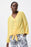 Joseph Ribkoff Style 231144 Sunbeam Yellow Button-Down Tie Hem Long Sleeve Top