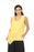Joseph Ribkoff Style 231182 Sunbeam Yellow Layered Gathered Front Sleeveless Top