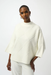 Joseph Ribkoff 253943 Winter White Textured Mock Neck 3/4 Sleeve Sweater