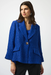 Joseph Ribkoff 253773 Royal Sapphire Textured Notched Collar Swing Jacket