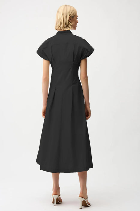 Joseph Ribkoff Zip Up Tie Waist Midi Fit and Flare Dress 261177