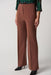 Joseph Ribkoff Style 233047 Toffee Front Seam High Rise Pull On Wide-Leg Pants