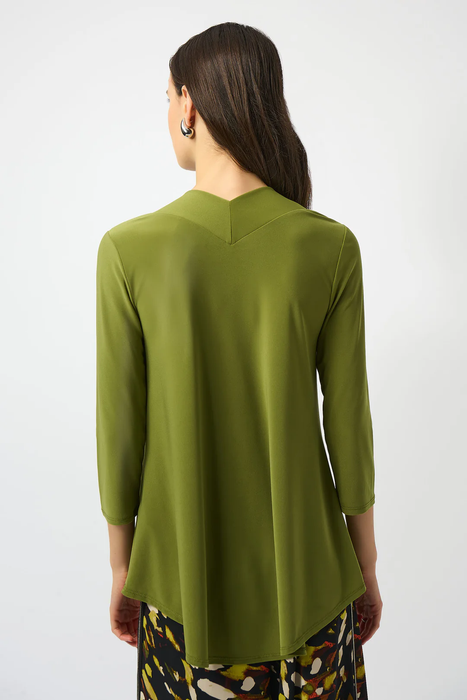 Joseph Ribkoff V-Neck 3/4 Sleeve Flared Top 253112
