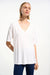 Joseph Ribkoff 261600 Vanilla V-Neck Dolman Sleeve Boxy Top