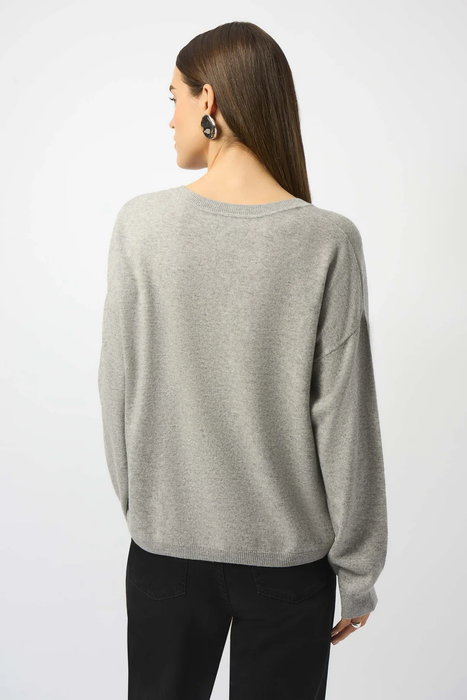 Joseph Ribkoff V-Neck Long Sleeve Sweater 253967