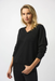 Joseph Ribkoff 253967 Black V-Neck Long Sleeve Sweater