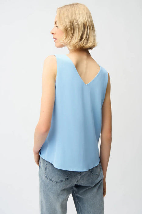 Joseph Ribkoff V-Neck Sleeveless Straight Top 261248